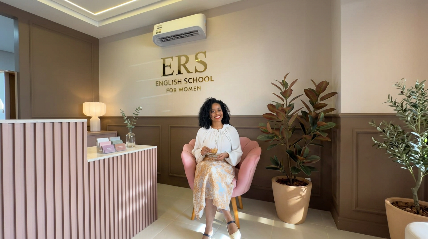 Erica na recepção da ERS no Eusébio